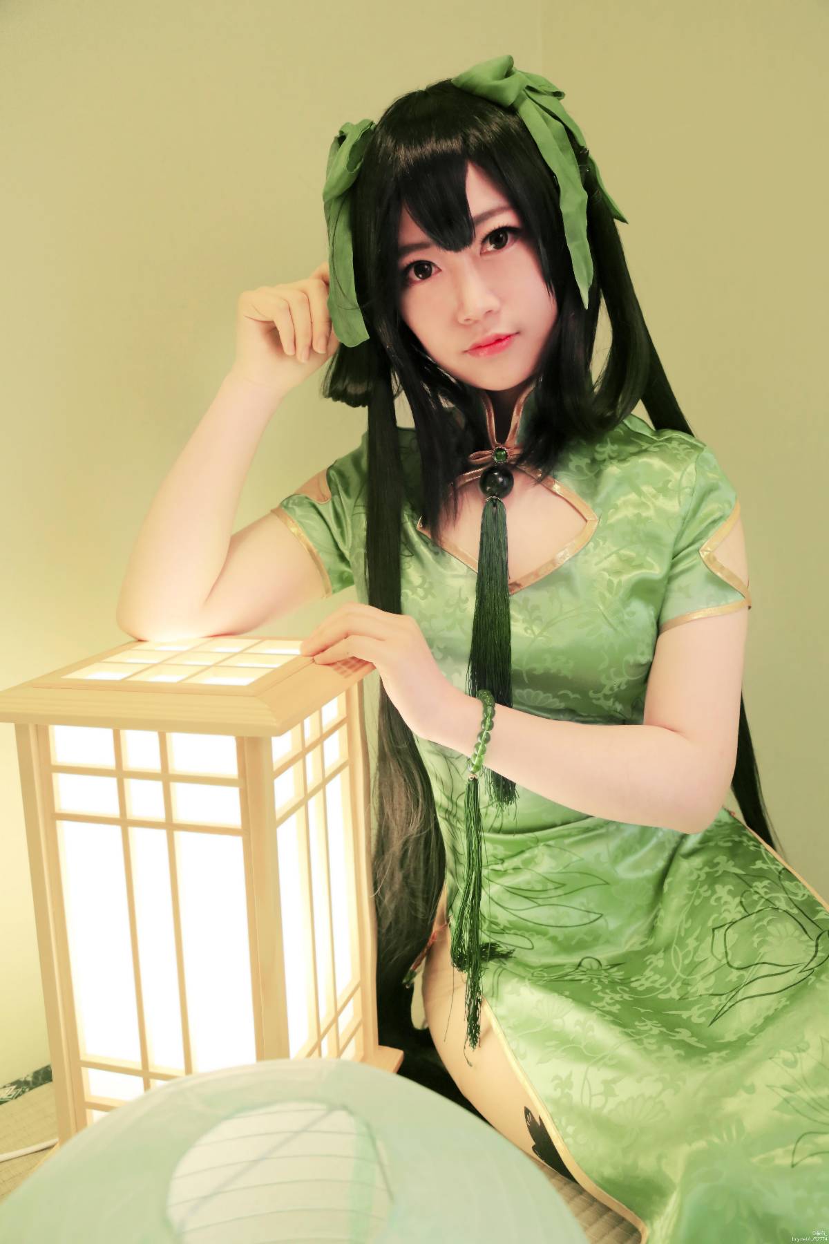 "Honor of Kings" Sun Shangxiang's Fan Cheongsam C O S P L A Y