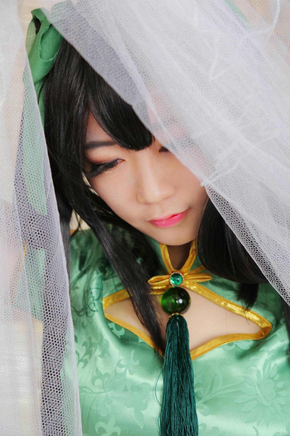 "Honor of Kings" Sun Shangxiang's Fan Cheongsam C O S P L A Y