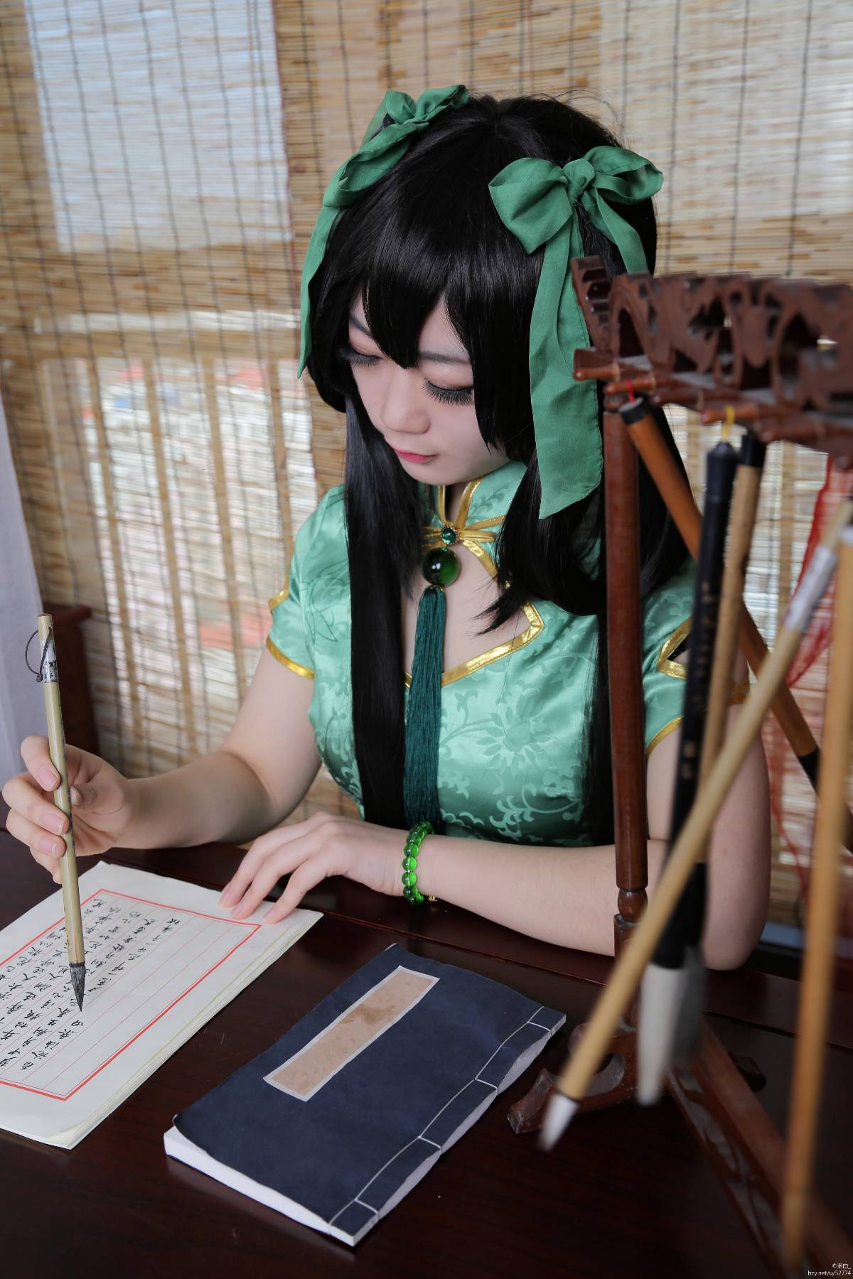 "Honor of Kings" Sun Shangxiang's Fan Cheongsam C O S P L A Y