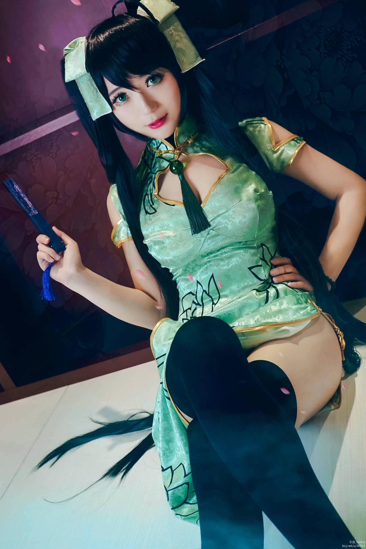 "Honor of Kings" Sun Shangxiang's Fan Cheongsam C O S P L A Y