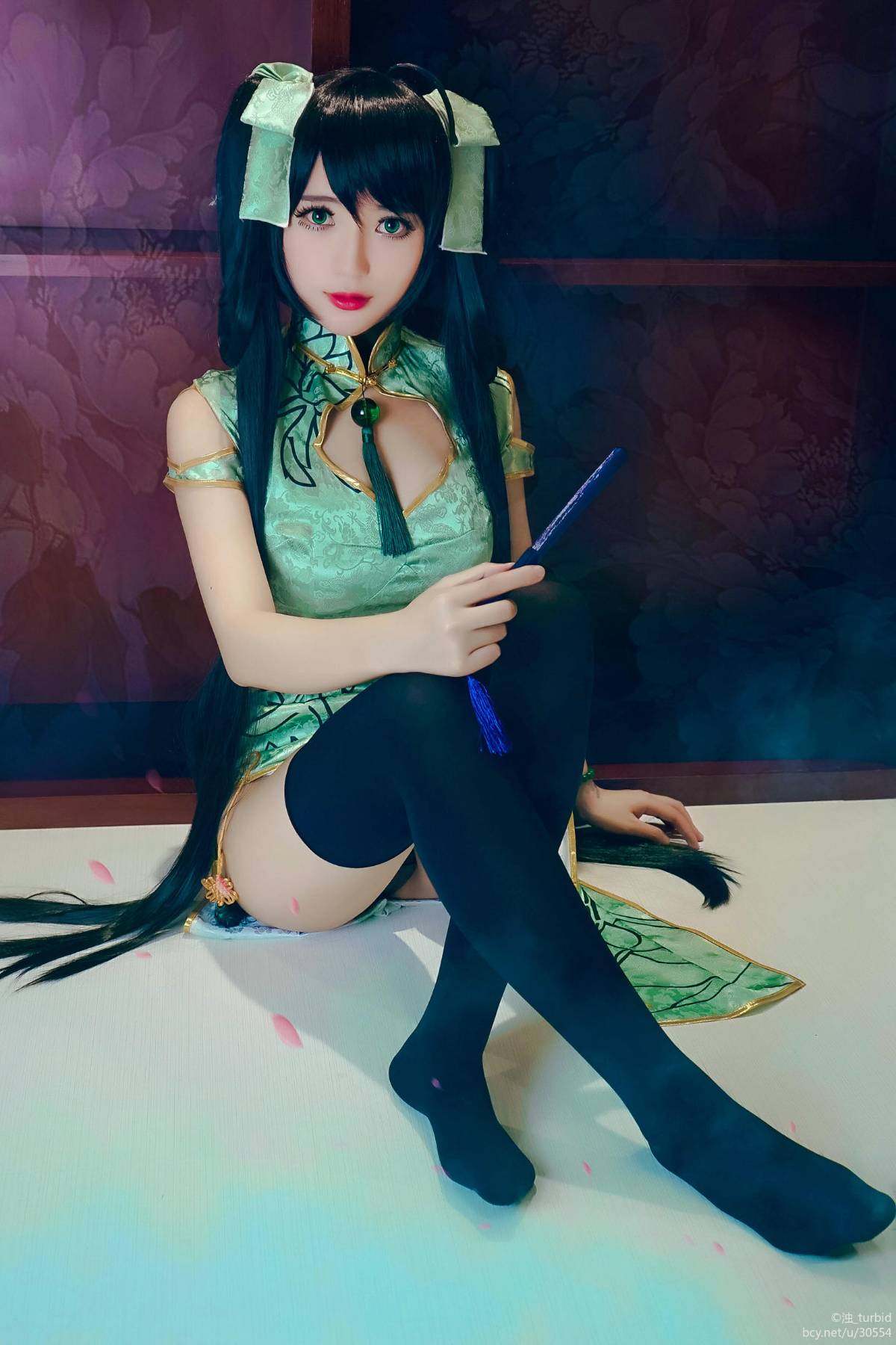 "Honor of Kings" Sun Shangxiang's Fan Cheongsam C O S P L A Y