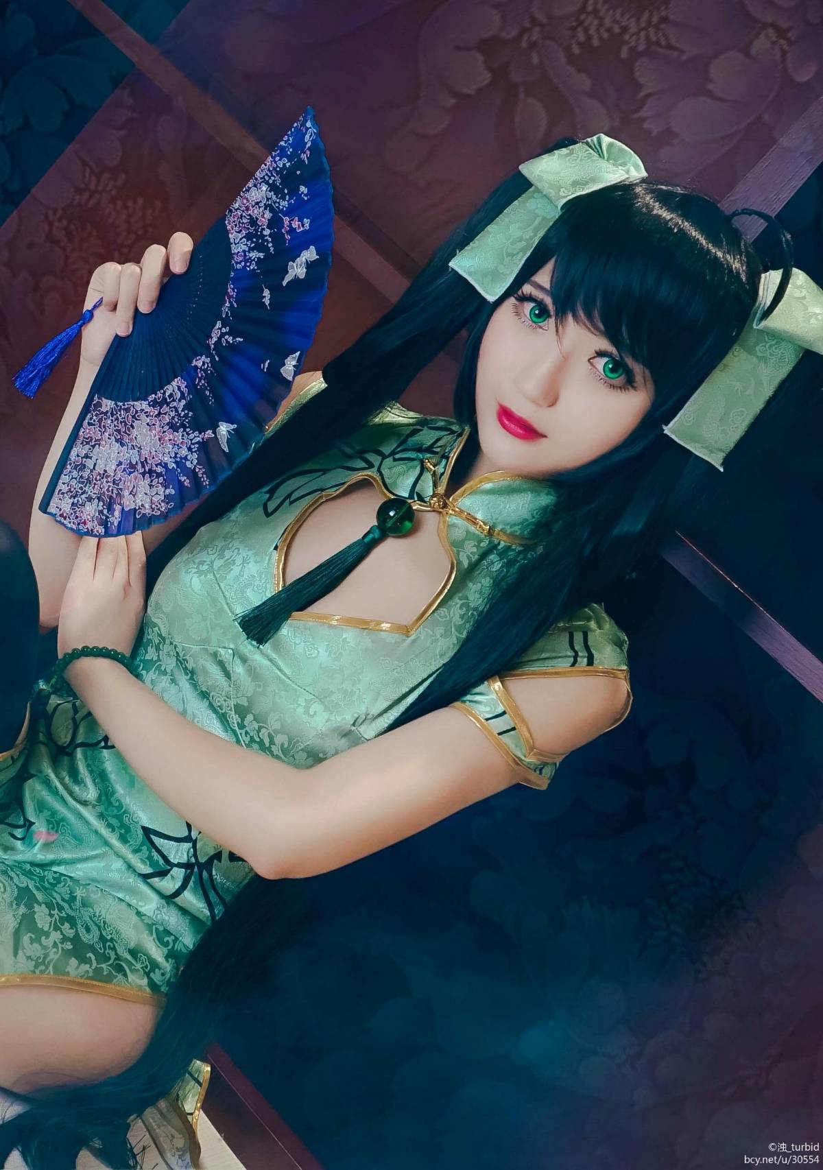 "Honor of Kings" Sun Shangxiang's Fan Cheongsam C O S P L A Y