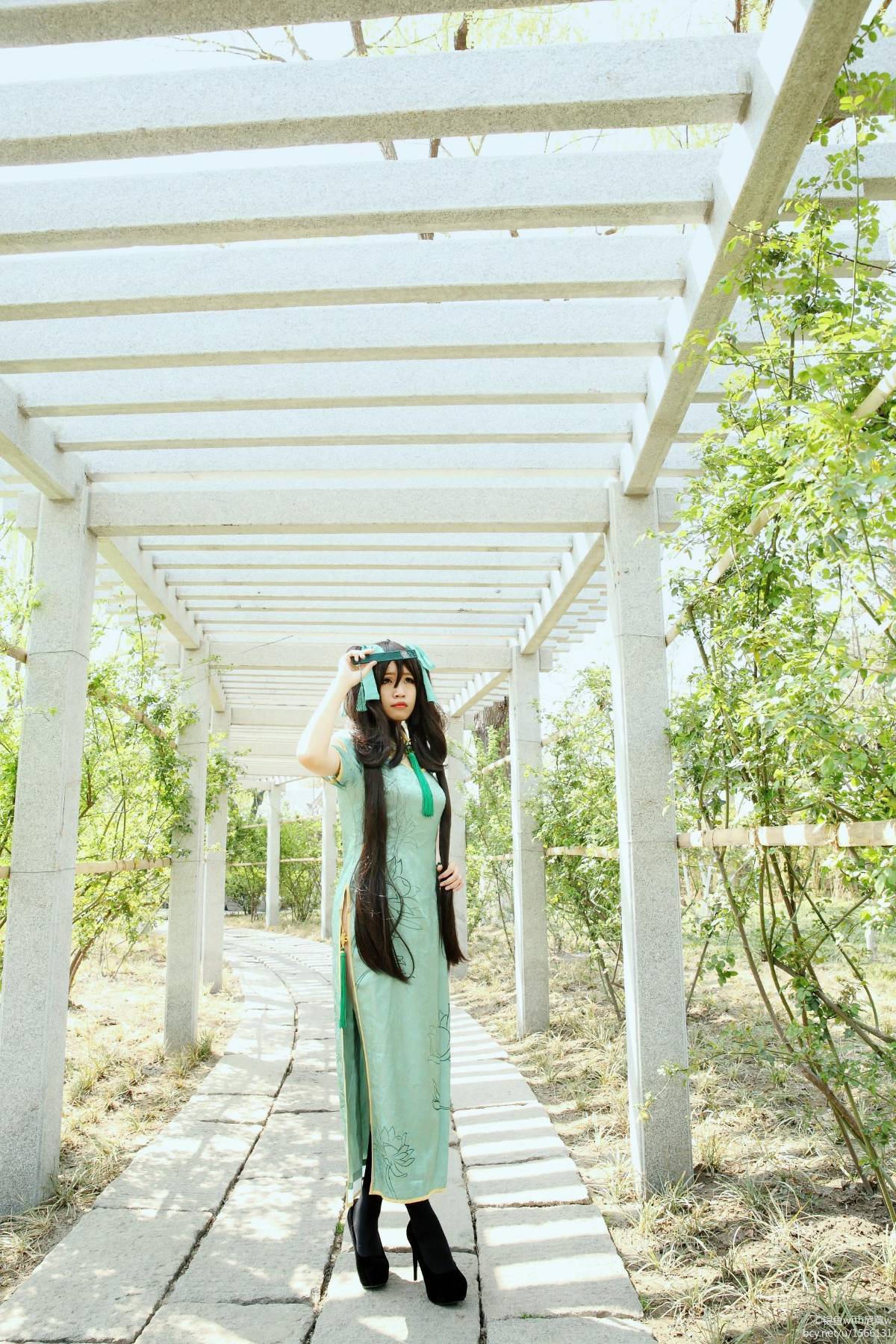 "Honor of Kings" Sun Shangxiang's Fan Cheongsam C O S P L A Y