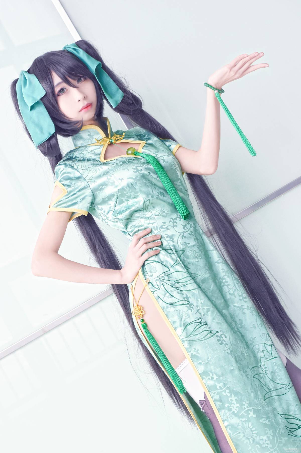 "Honor of Kings" Sun Shangxiang's Fan Cheongsam C O S P L A Y