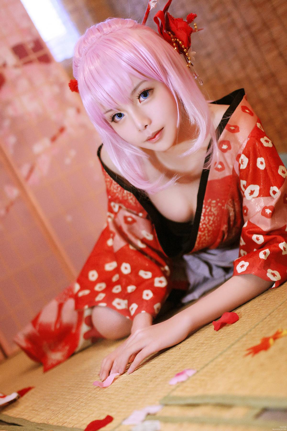 Bài hát tour du lịch âm nhạc "Vocaloid" Luka Hongling Dance Girl c o s p l a y