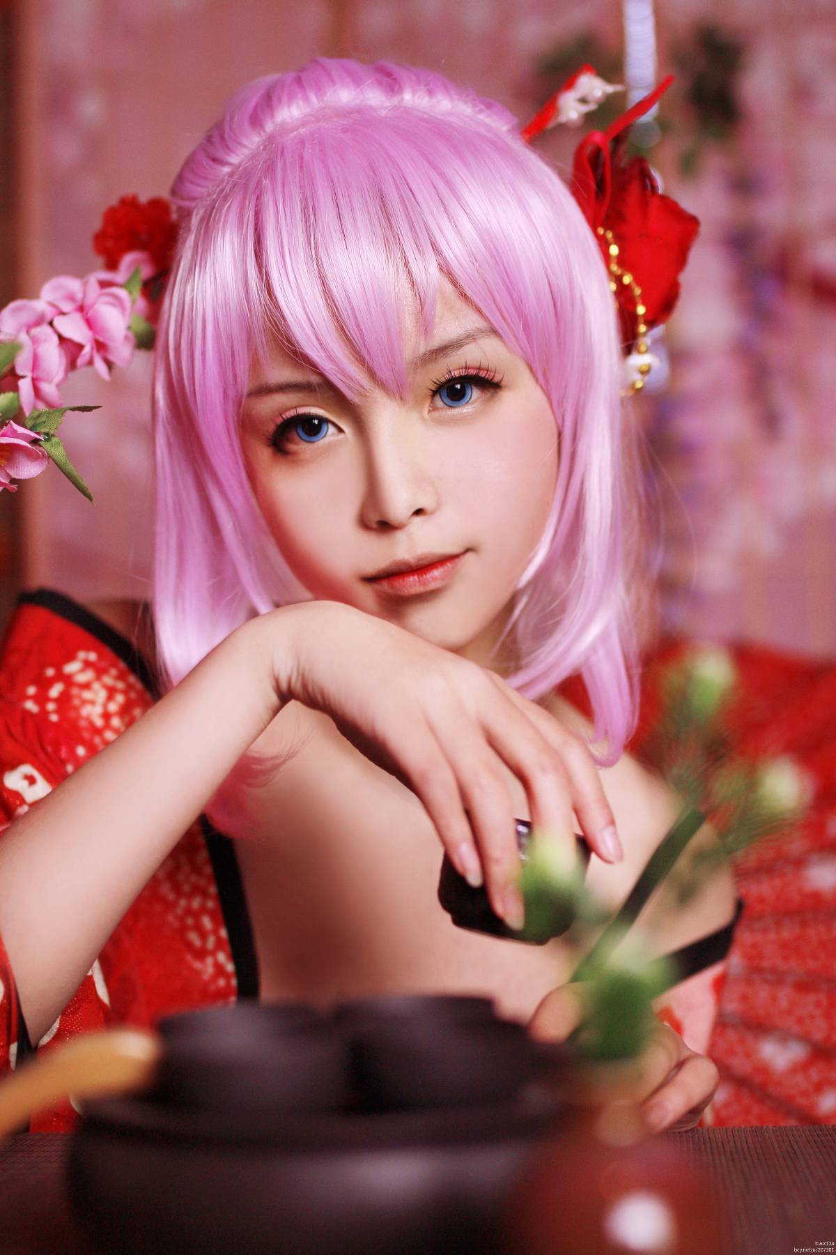 Bài hát tour du lịch âm nhạc "Vocaloid" Luka Hongling Dance Girl c o s p l a y