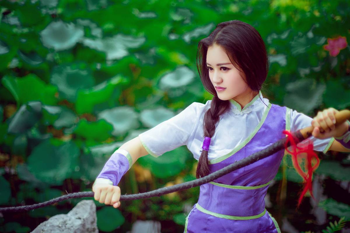 "Truyền thuyết về thanh kiếm và cổ tích" Lin Yueru C o s p l a y