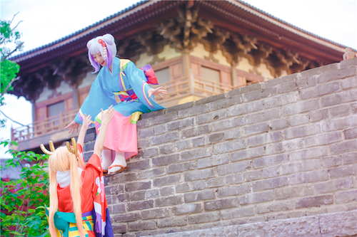 "Người giúp việc rồng của gia đình Kobayashi" Kangna và Thor Kimono c o s p l a y