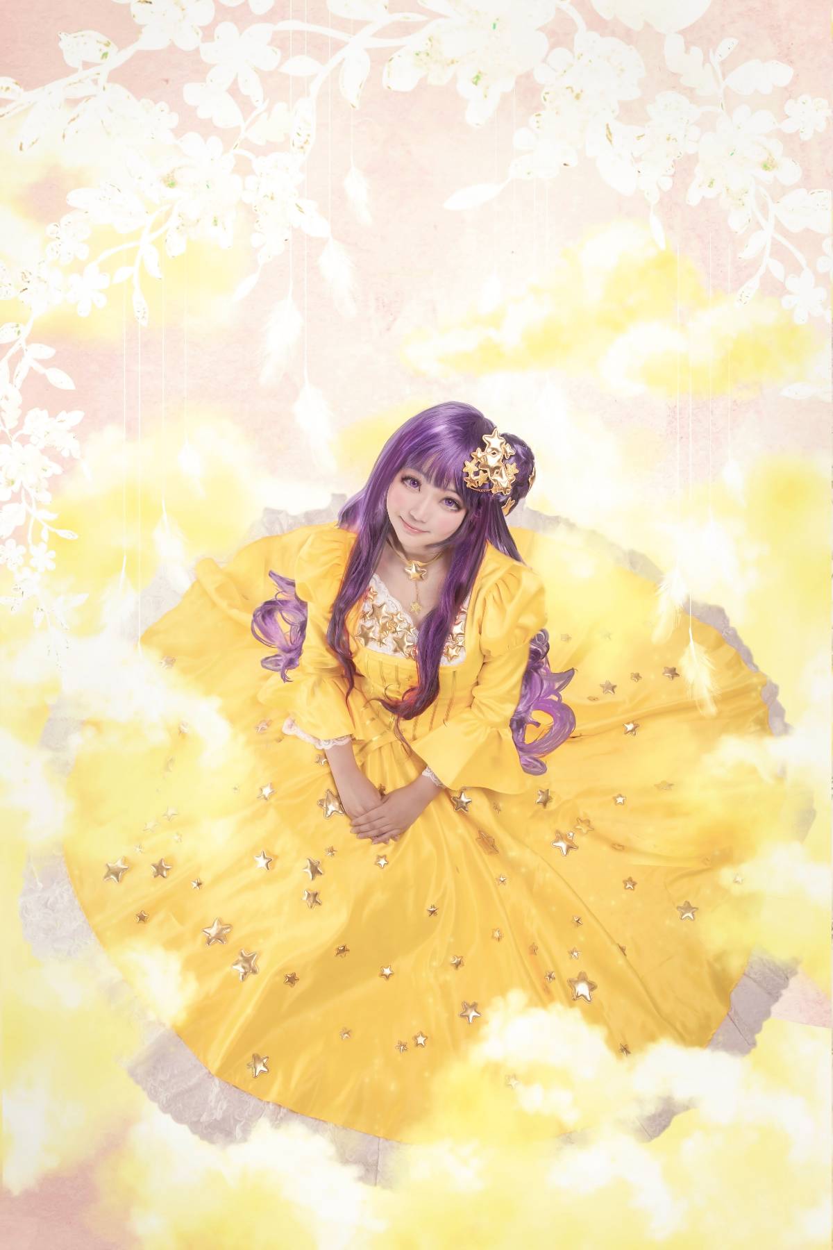 "Girl Magic Card Sakura" Adoji Zhishi Star Dress c o s p l a y