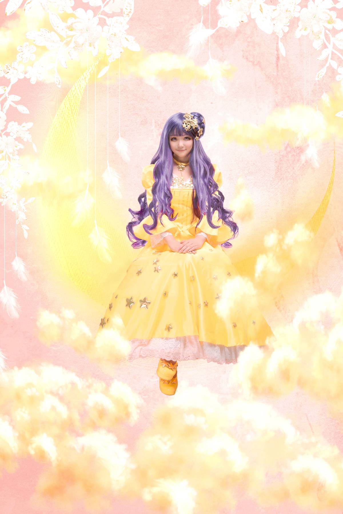 "Girl Magic Card Sakura" Adoji Zhishi Star Dress c o s p l a y