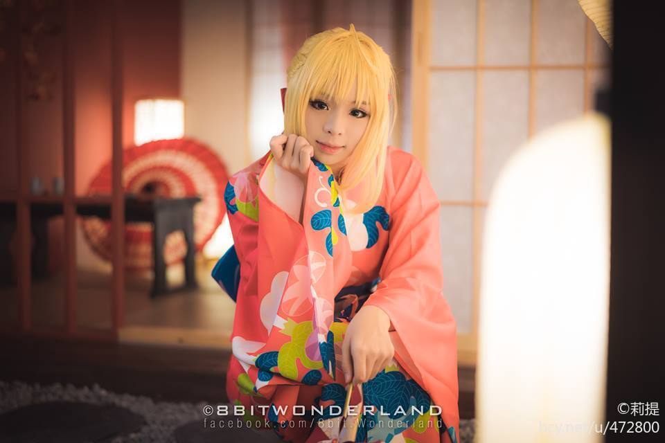 "Fate Grand Order" Artoria Pandragong FGO kỷ niệm 1 năm C O S P L A Y