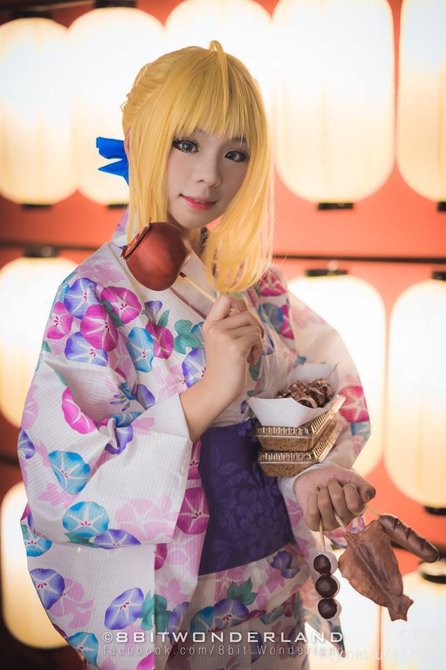 "Fate Grand Order" Artoria Pandragong FGO kỷ niệm 1 năm C O S P L A Y