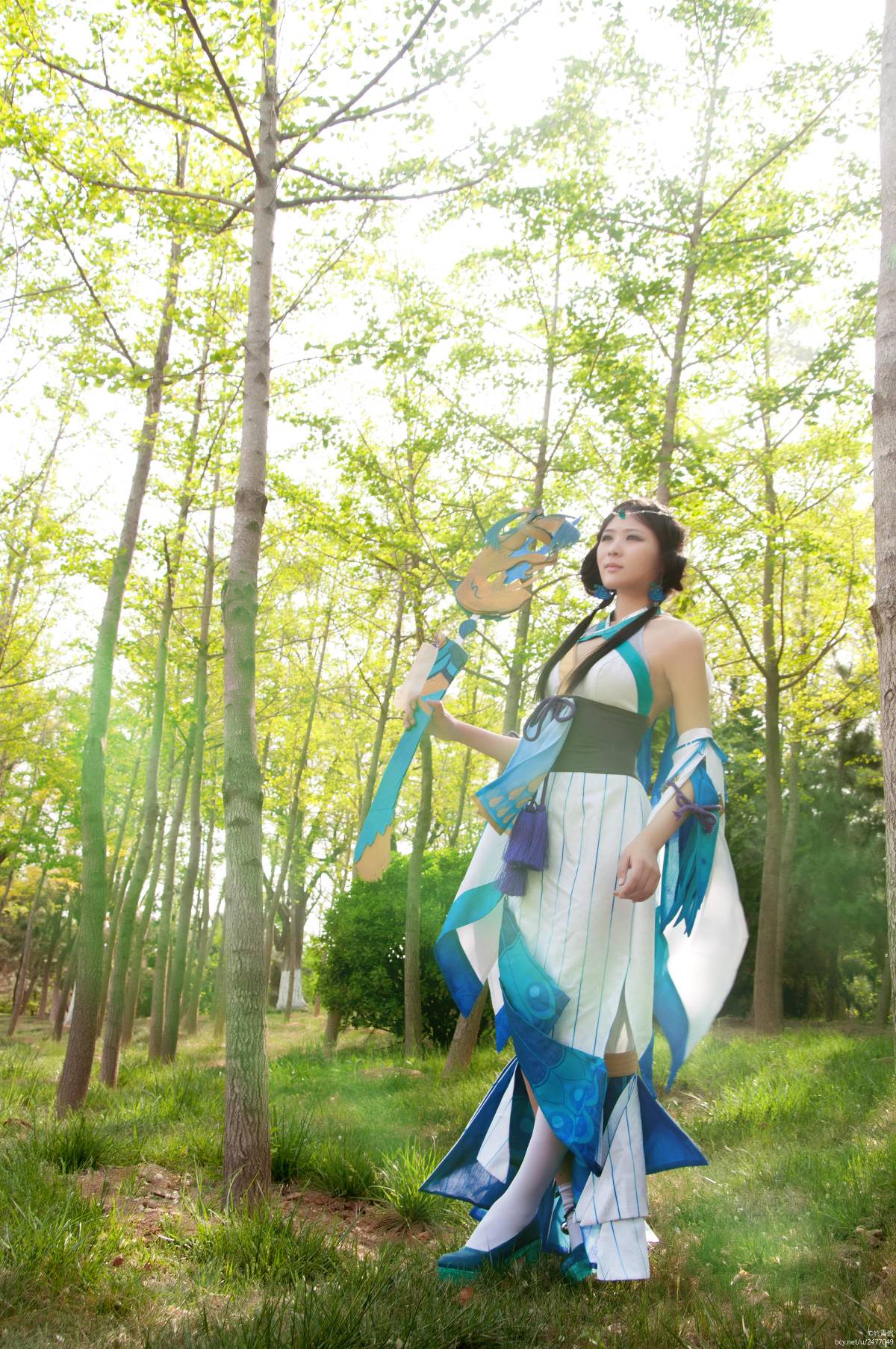 "Trò chơi di động Onmyoji" Tám trăm Bhikkhuni c o s p l a y