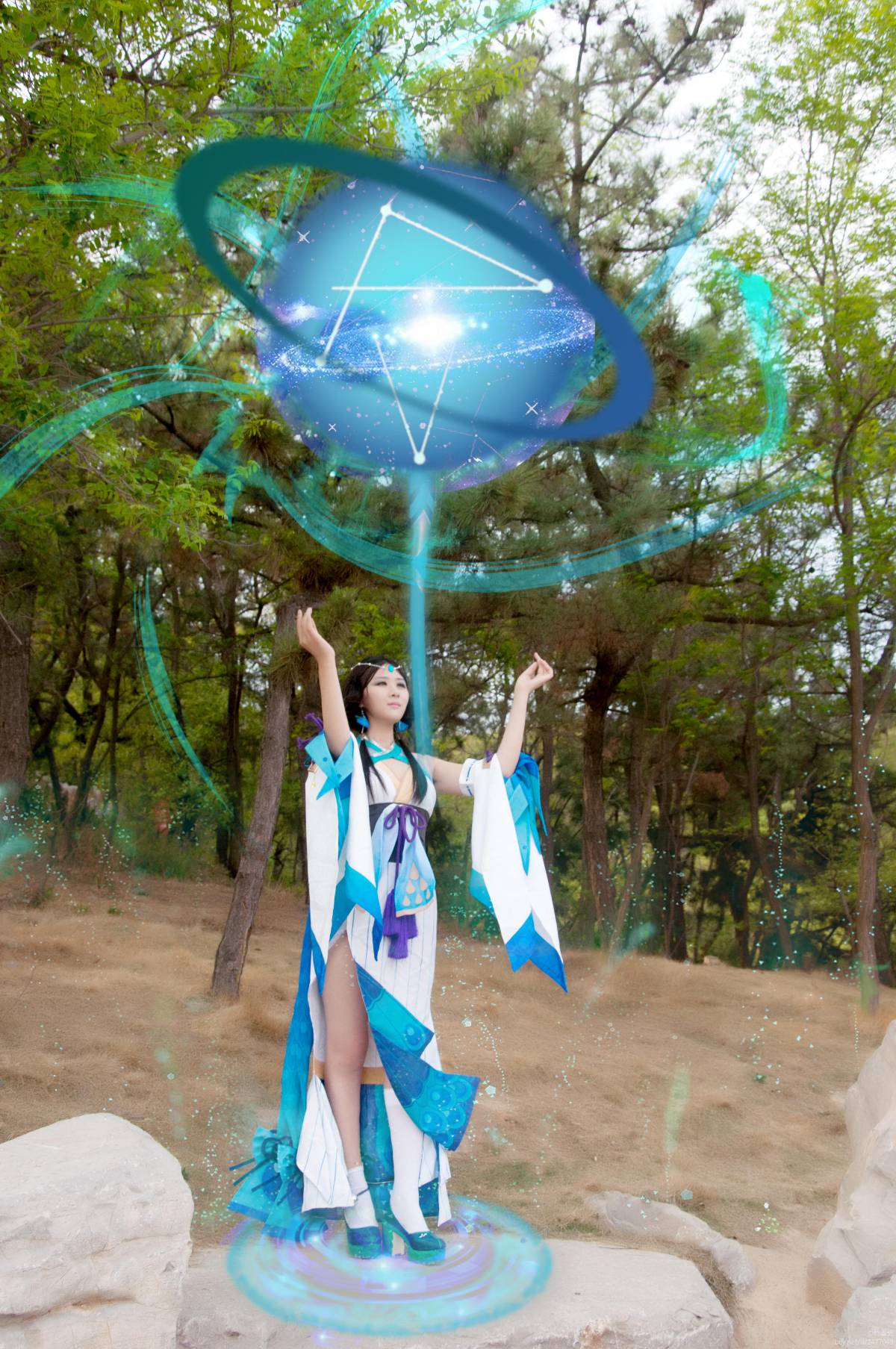 "Trò chơi di động Onmyoji" Tám trăm Bhikkhuni c o s p l a y