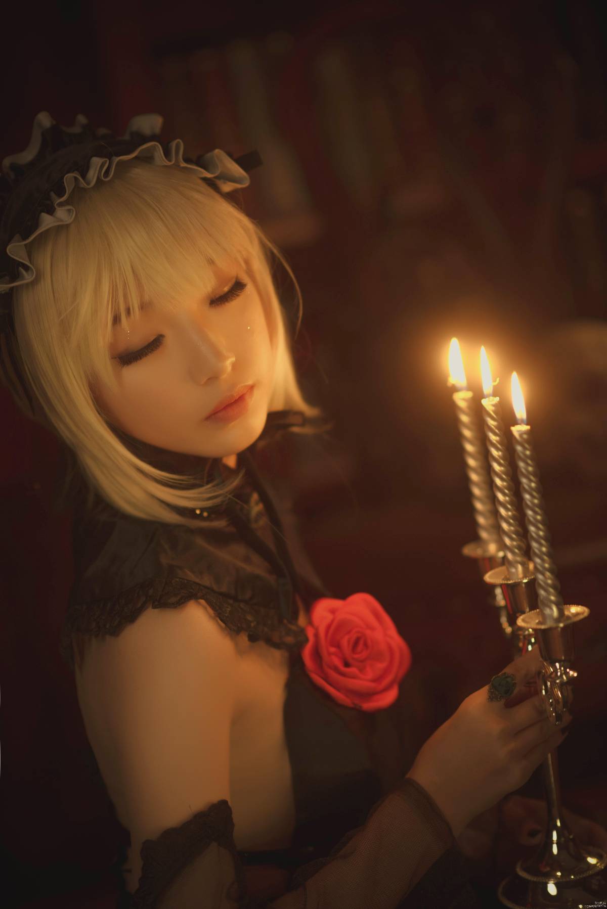 "Fate Stay Night" Saber Black-Out Fan Dress