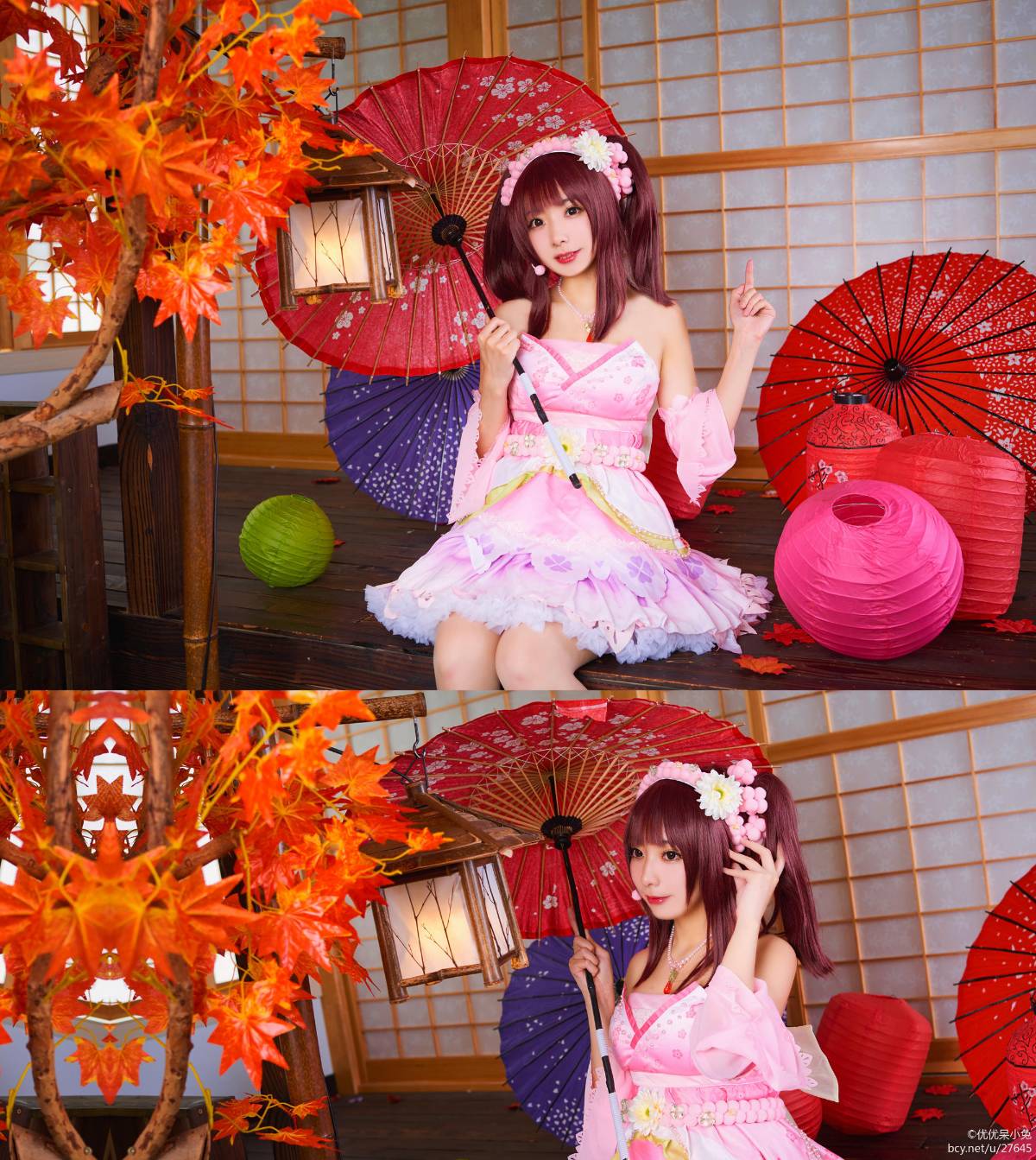 "Thần tượng bậc thầy Cinderella cô gái" Tomoeri Okabaya SSR Dream Color Four Leaf C o S P L A Y