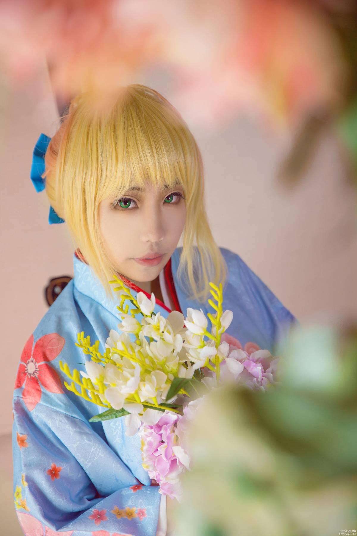 Fate Grand Order: Rin Itsusaka x Saber Cherry Blossoms nở rộ vào mùa xuân c o s p l a y