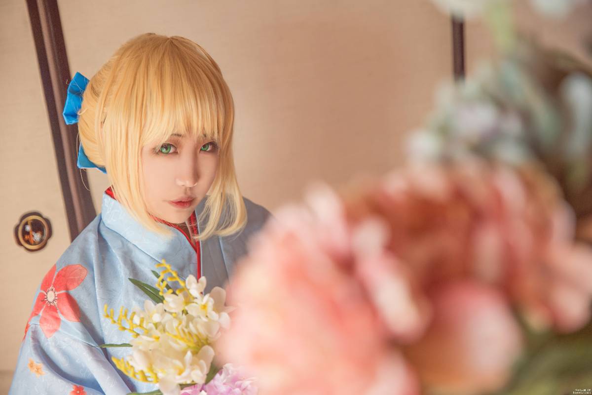 Fate Grand Order: Rin Itsusaka x Saber Cherry Blossoms nở rộ vào mùa xuân c o s p l a y