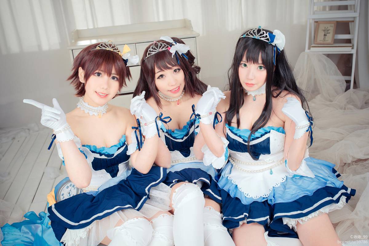 "Thần tượng chủ nhân Cinderella" Honda Miyo x Shibuya Rin x Shibuya Murakami Uchitsuki C Server C O S P L A Y