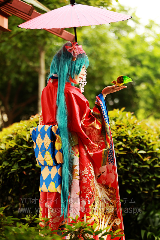 "Gia đình Vocaloid" Âm thanh Miku Color Quần áo C O S P L A Y