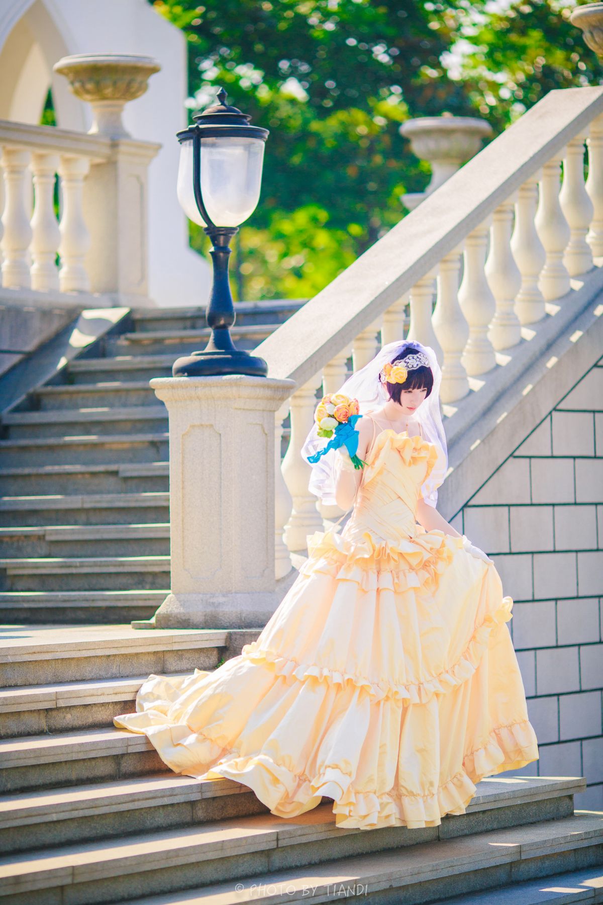 "Em gái tôi" Bản cập nhật thứ 5 của chiếc váy cưới thủy tinh c o s p l a y