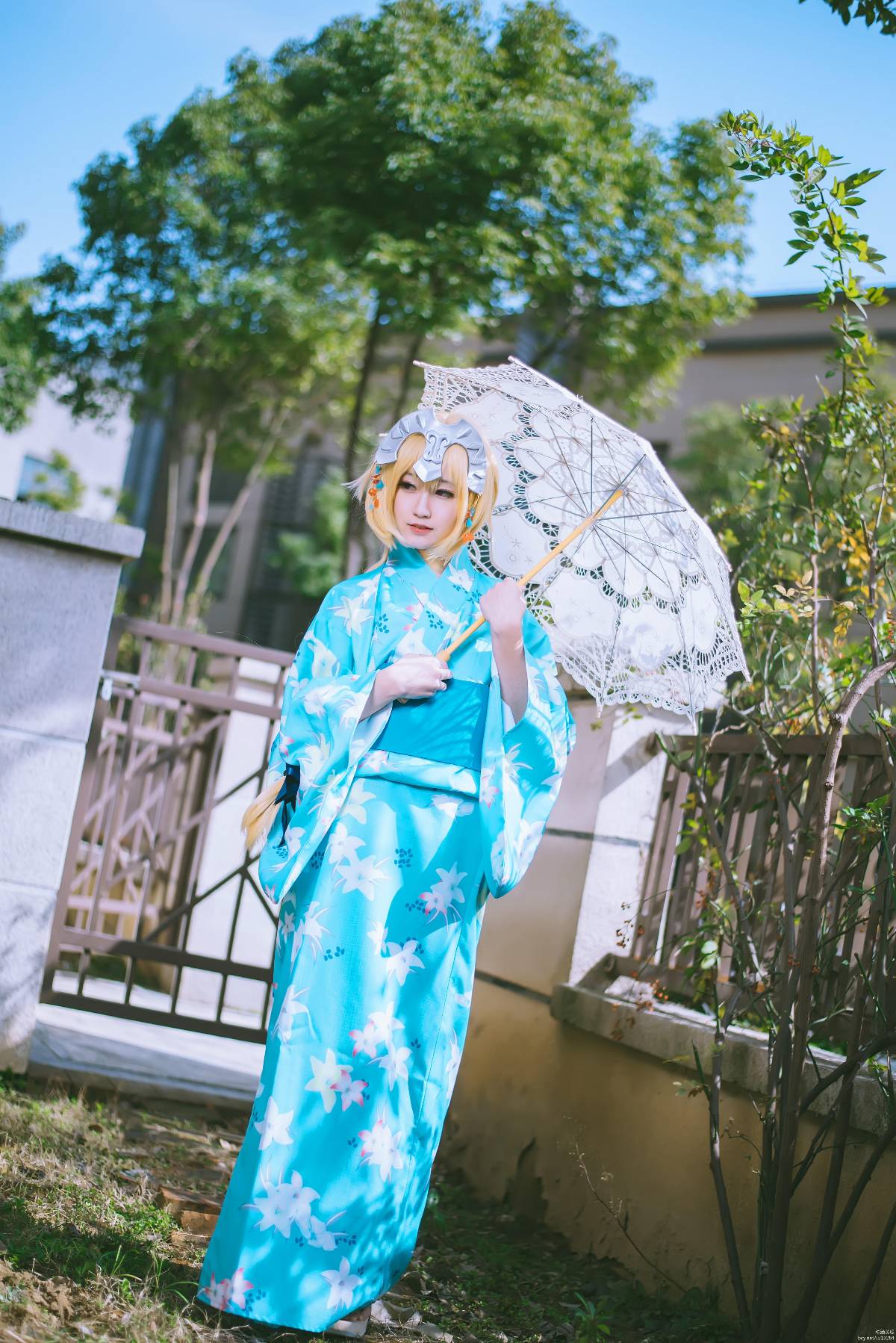 "Fate Grand Order" Lễ hội mùa hè Joan của Arc Yukata c o s p l a y
