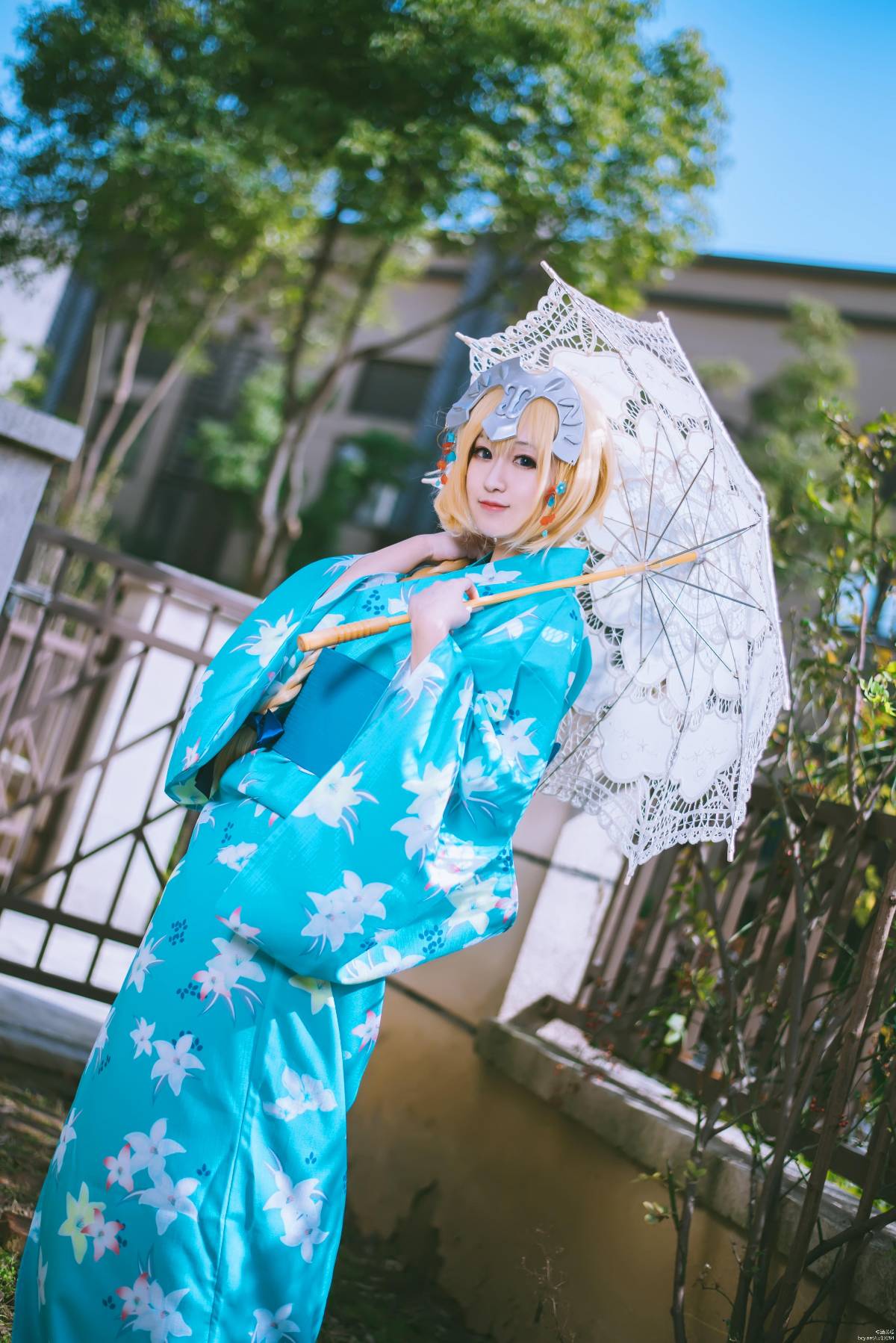 "Fate Grand Order" Lễ hội mùa hè Joan của Arc Yukata c o s p l a y