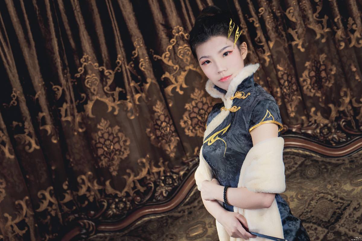 "Kiếm sĩ tình yêu trực tuyến phiên bản 3" Cang Yunmingjiao Cheongsam C O S P L A Y