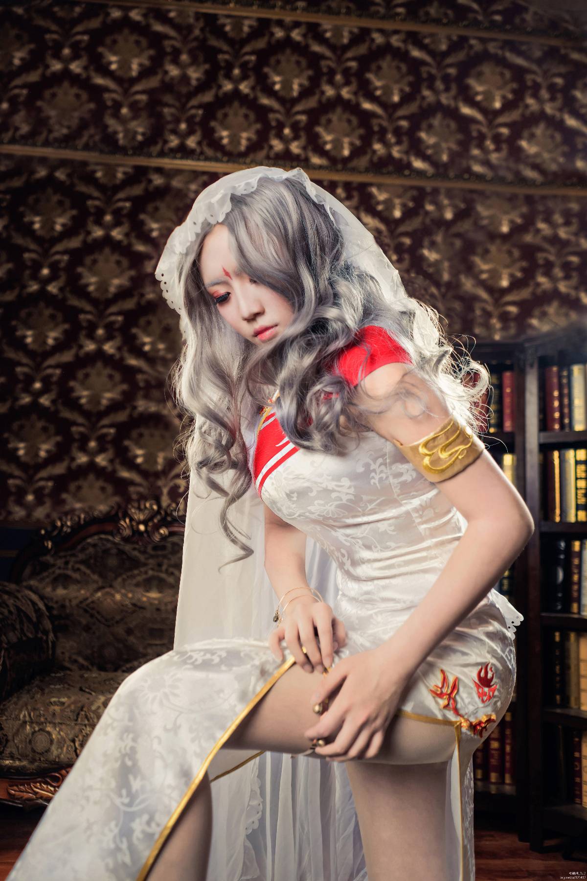 "Kiếm sĩ tình yêu trực tuyến phiên bản 3" Cang Yunmingjiao Cheongsam C O S P L A Y