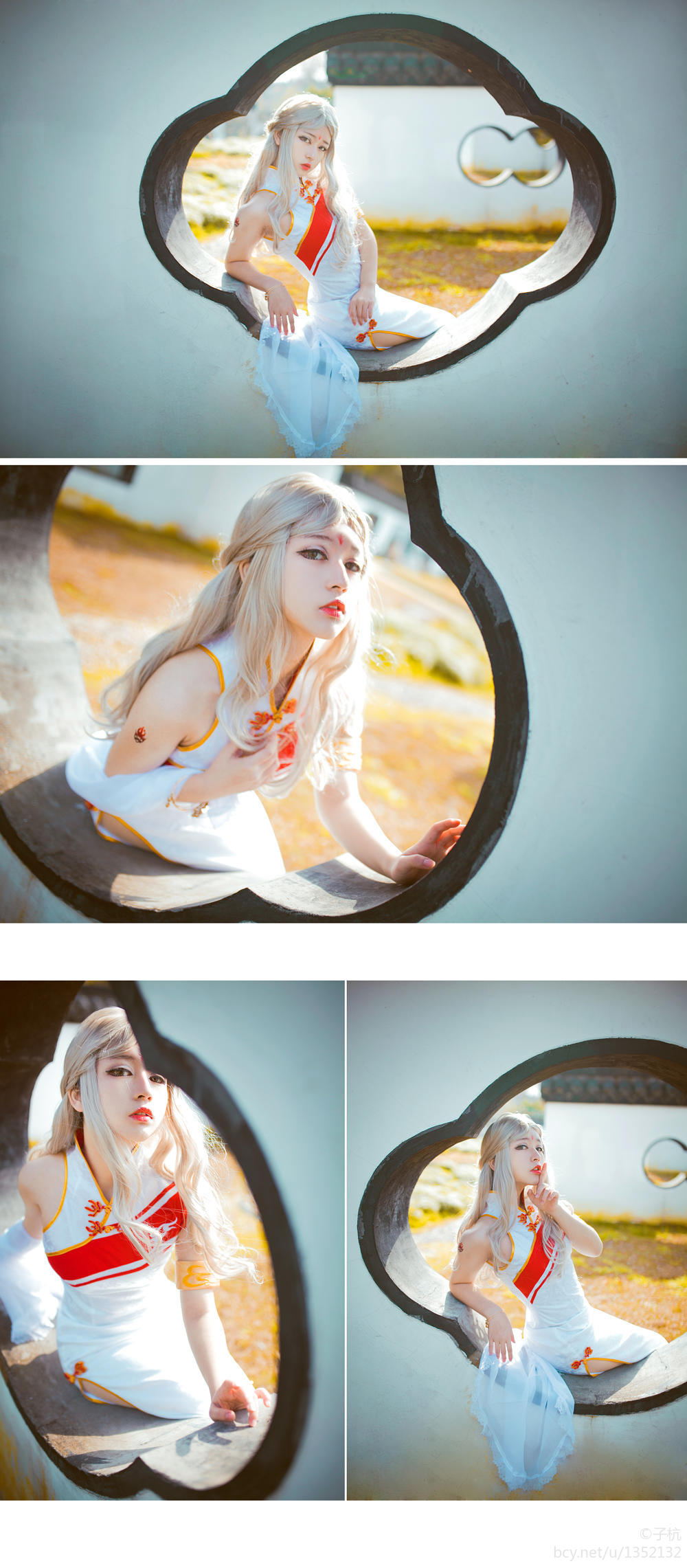 "Kiếm sĩ tình yêu trực tuyến phiên bản 3" Cang Yunmingjiao Cheongsam C O S P L A Y