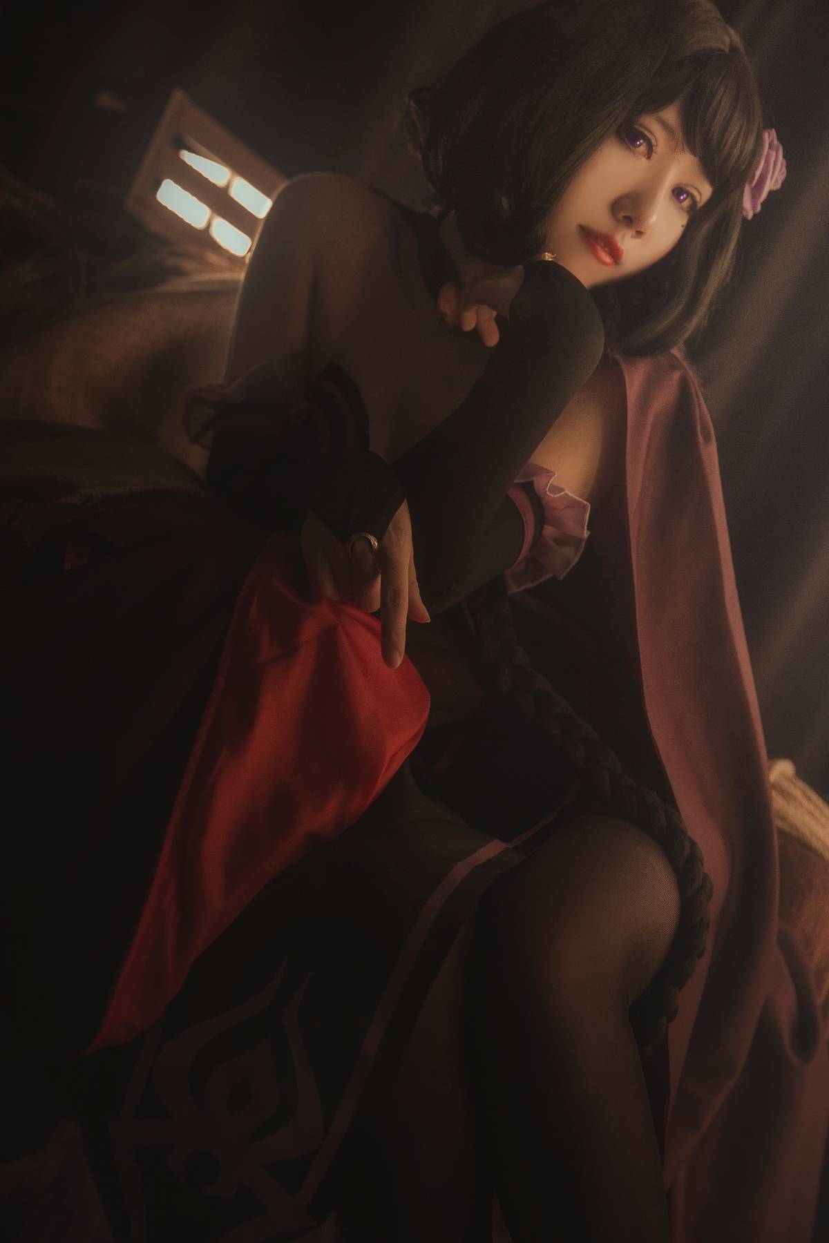 "Cuộc sống ở một thế giới khác từ đầu" Thang xúc xích Hunter Elsa C O S P L A Y