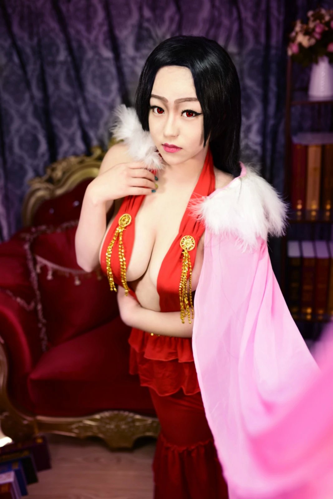 "One Piece" kỷ niệm 15 năm của One Piece - Hoàng hậu Boya Hancook C O S P L A Y