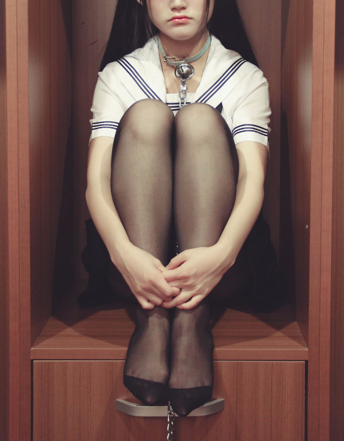 Sê -ri Tuanzi: JK Đồng phục Black Stockings Girl