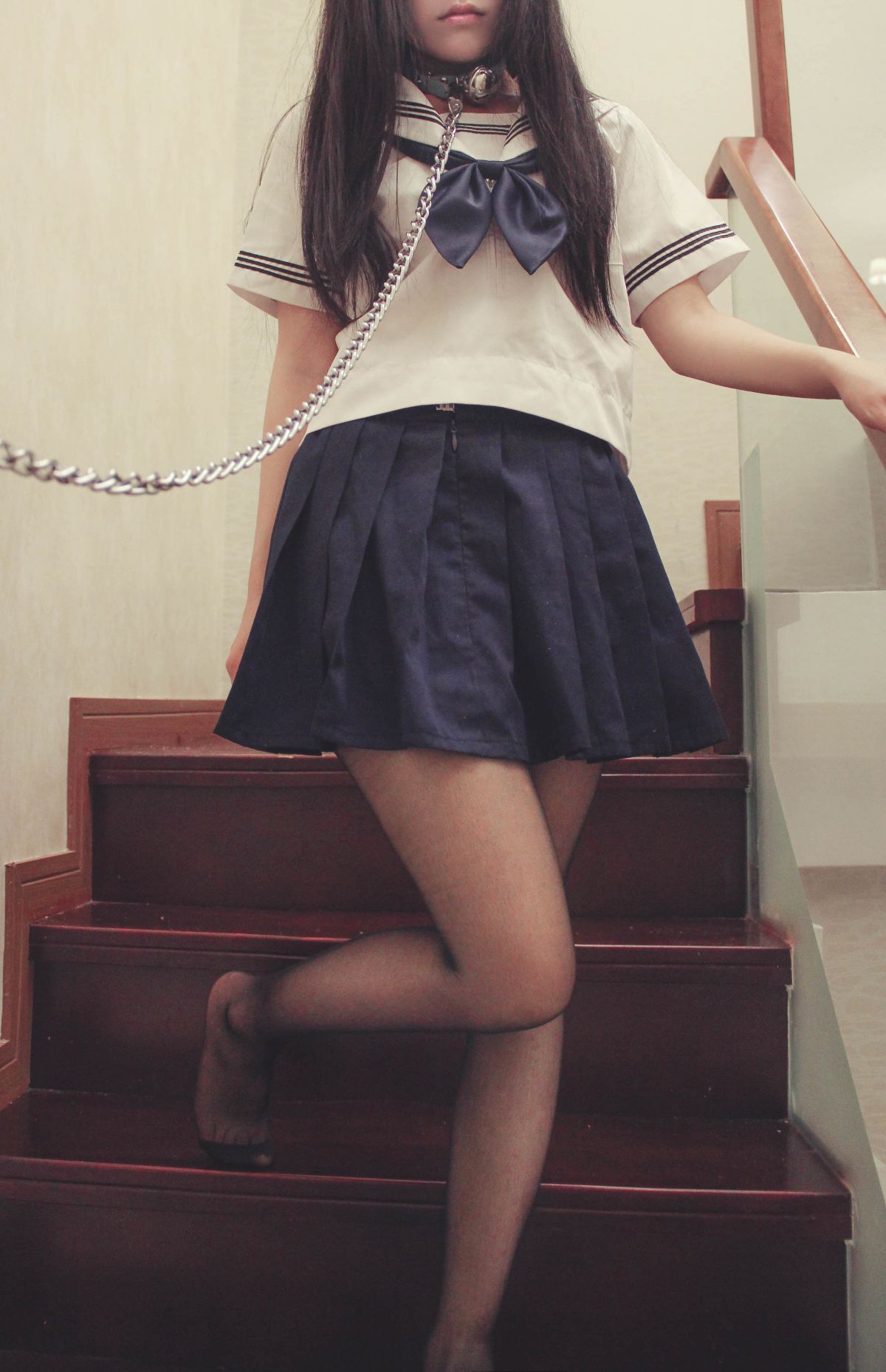 Sê -ri Tuanzi: JK Đồng phục Black Stockings Girl