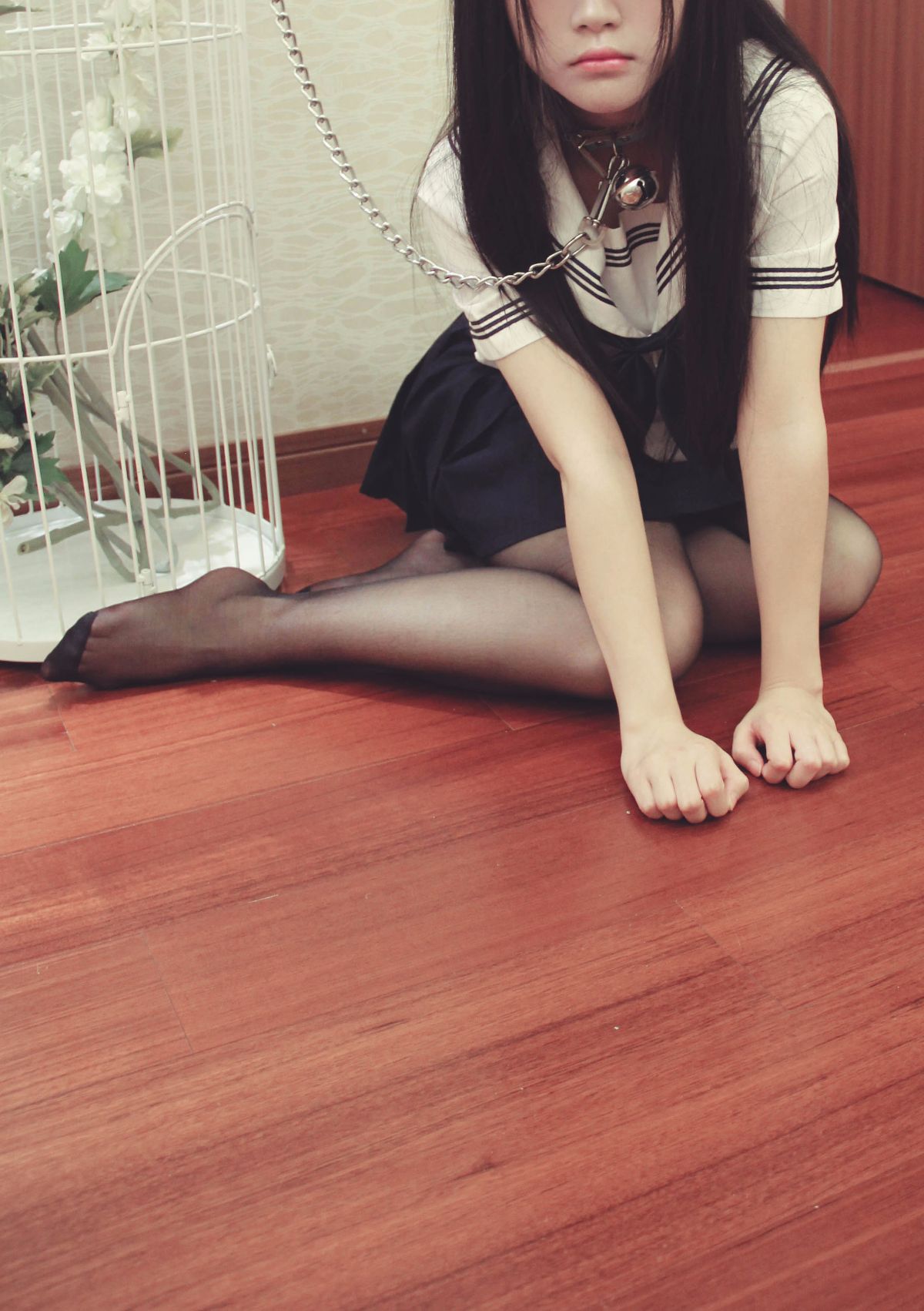 Sê -ri Tuanzi: JK Đồng phục Black Stockings Girl