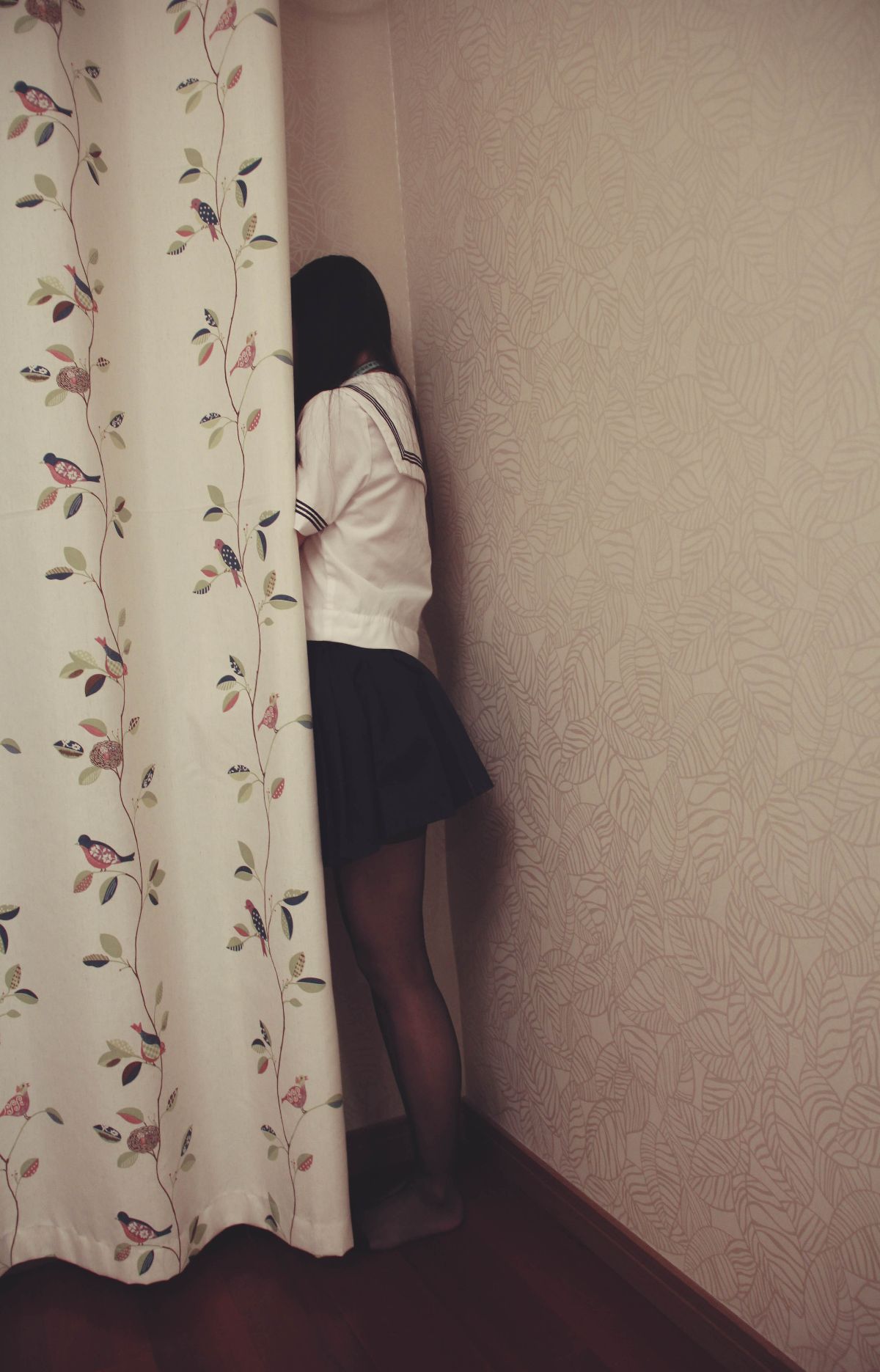 Sê -ri Tuanzi: JK Đồng phục Black Stockings Girl