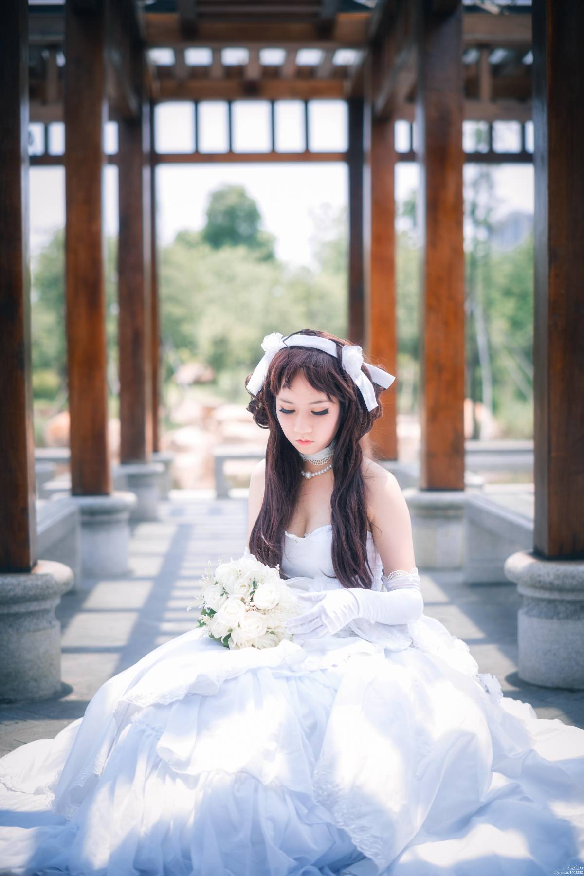 "Bộ sưu tập Fleet" Váy cưới của King Kong C O S P L A Y.