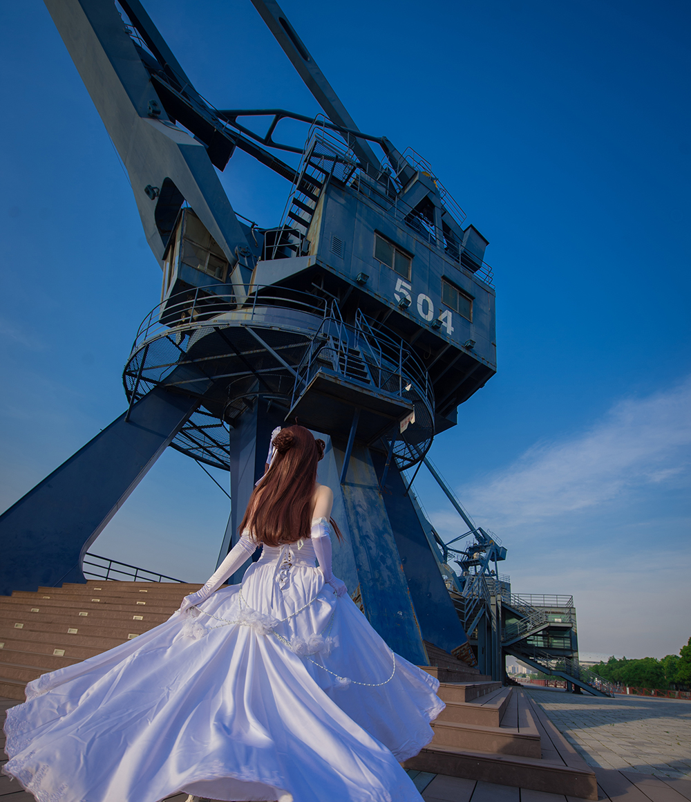 "Bộ sưu tập Fleet" Váy cưới của King Kong C O S P L A Y.