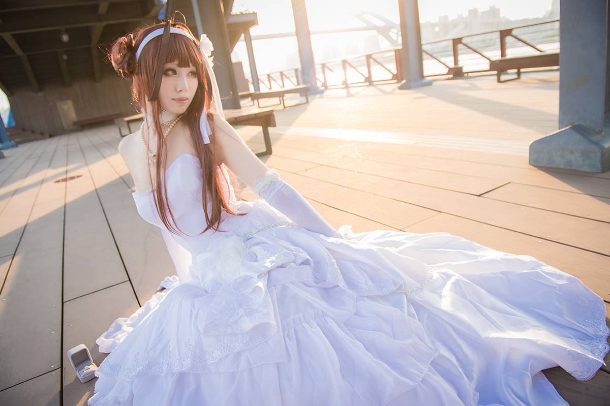 "Bộ sưu tập Fleet" Váy cưới của King Kong C O S P L A Y.