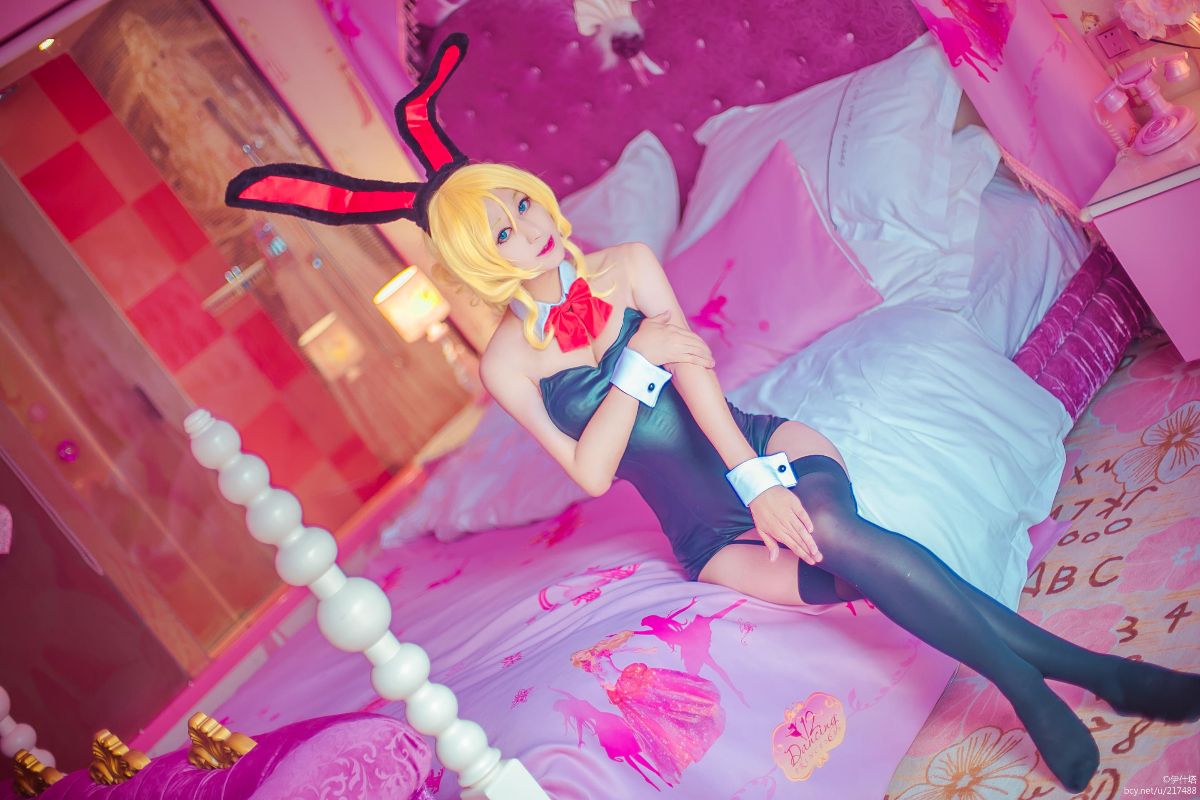 "Love Live" Arase eri Single Bunny Girl Fan c o s p l a y