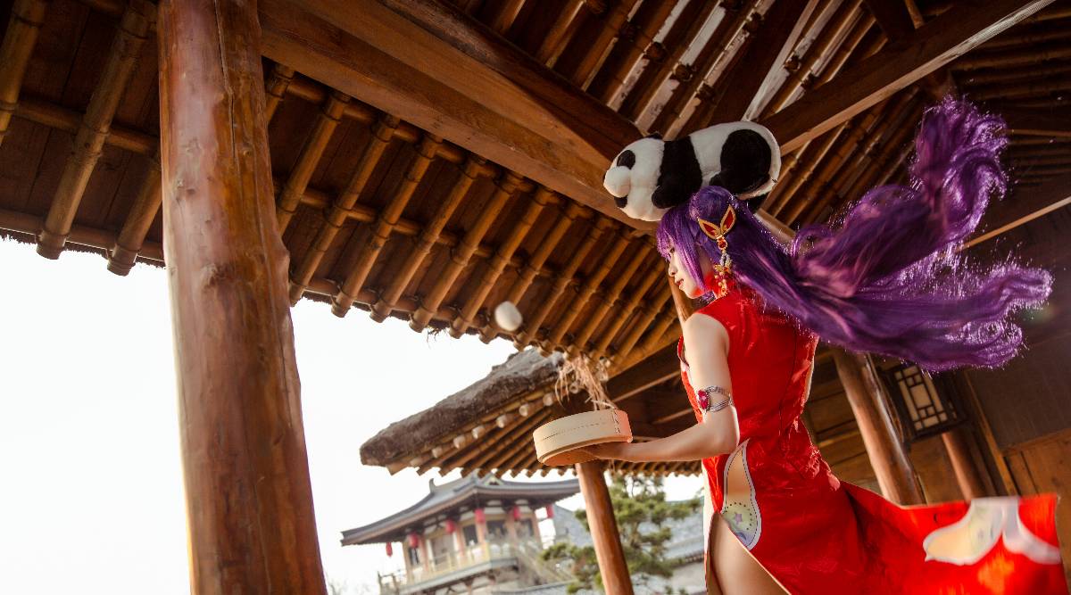 "Ranma 1-2" Shan Pu, hậu duệ của nữ anh hùng, đã tham gia vào c o s p l a y