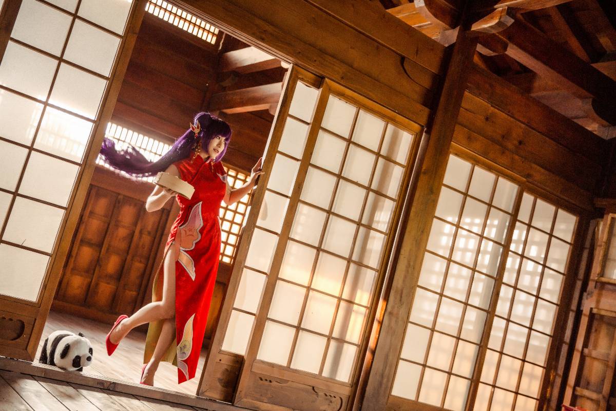 "Ranma 1-2" Shan Pu, hậu duệ của nữ anh hùng, đã tham gia vào c o s p l a y