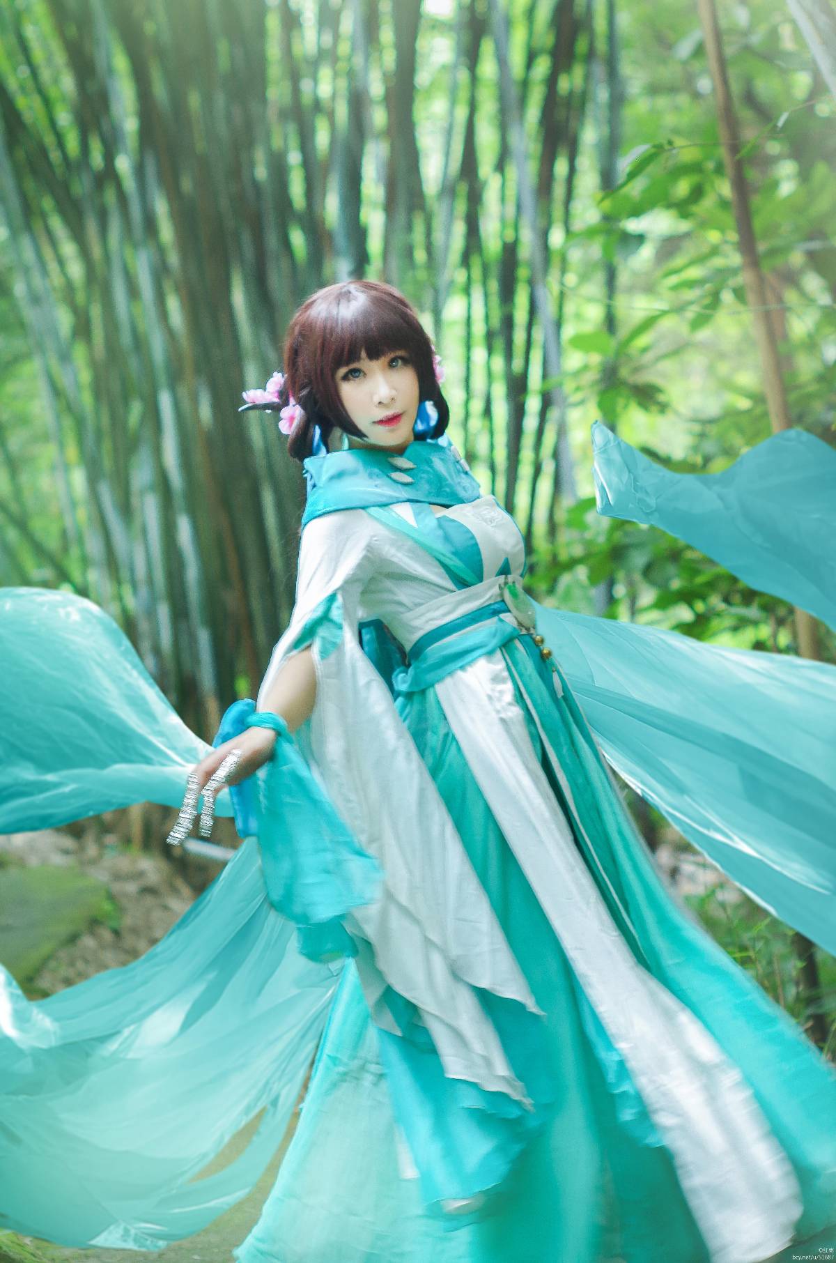 "Thanh kiếm Net 3" Changgemen Qinluo c o s p l a y