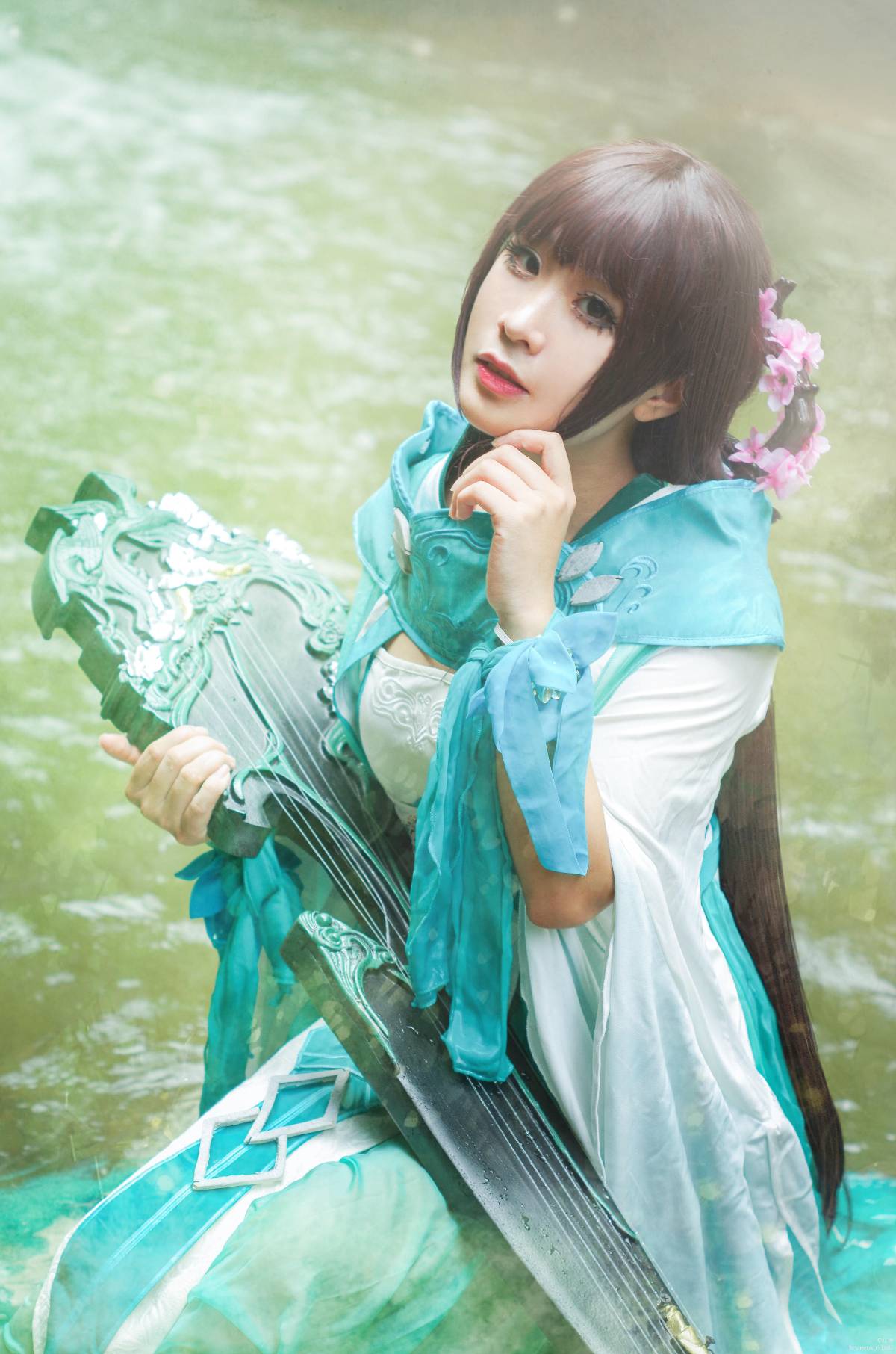 "Thanh kiếm Net 3" Changgemen Qinluo c o s p l a y