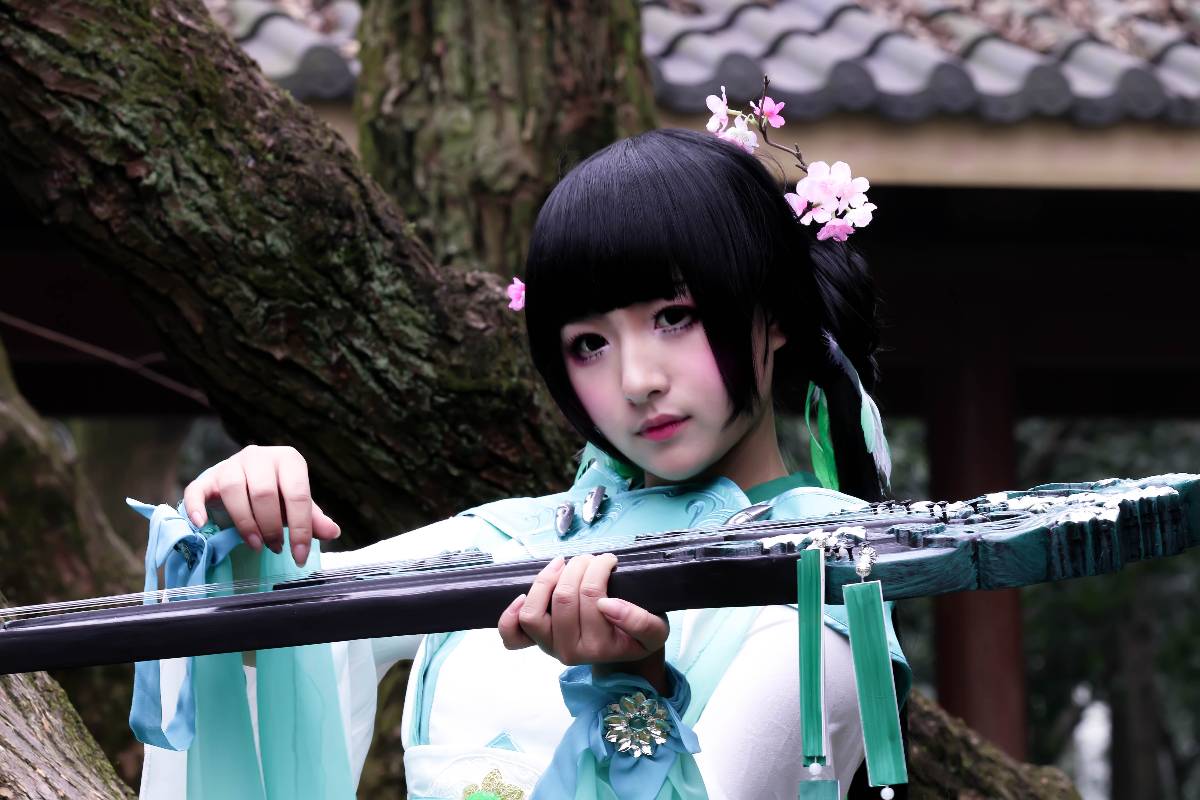 "Thanh kiếm Net 3" Changgemen Qinluo c o s p l a y