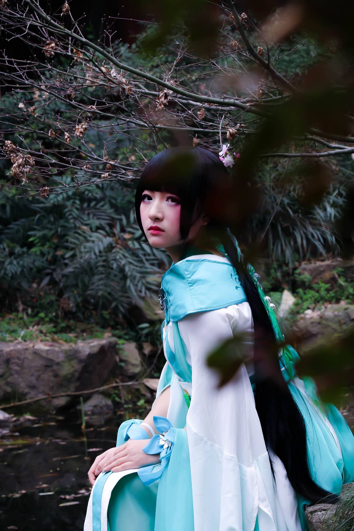 "Thanh kiếm Net 3" Changgemen Qinluo c o s p l a y