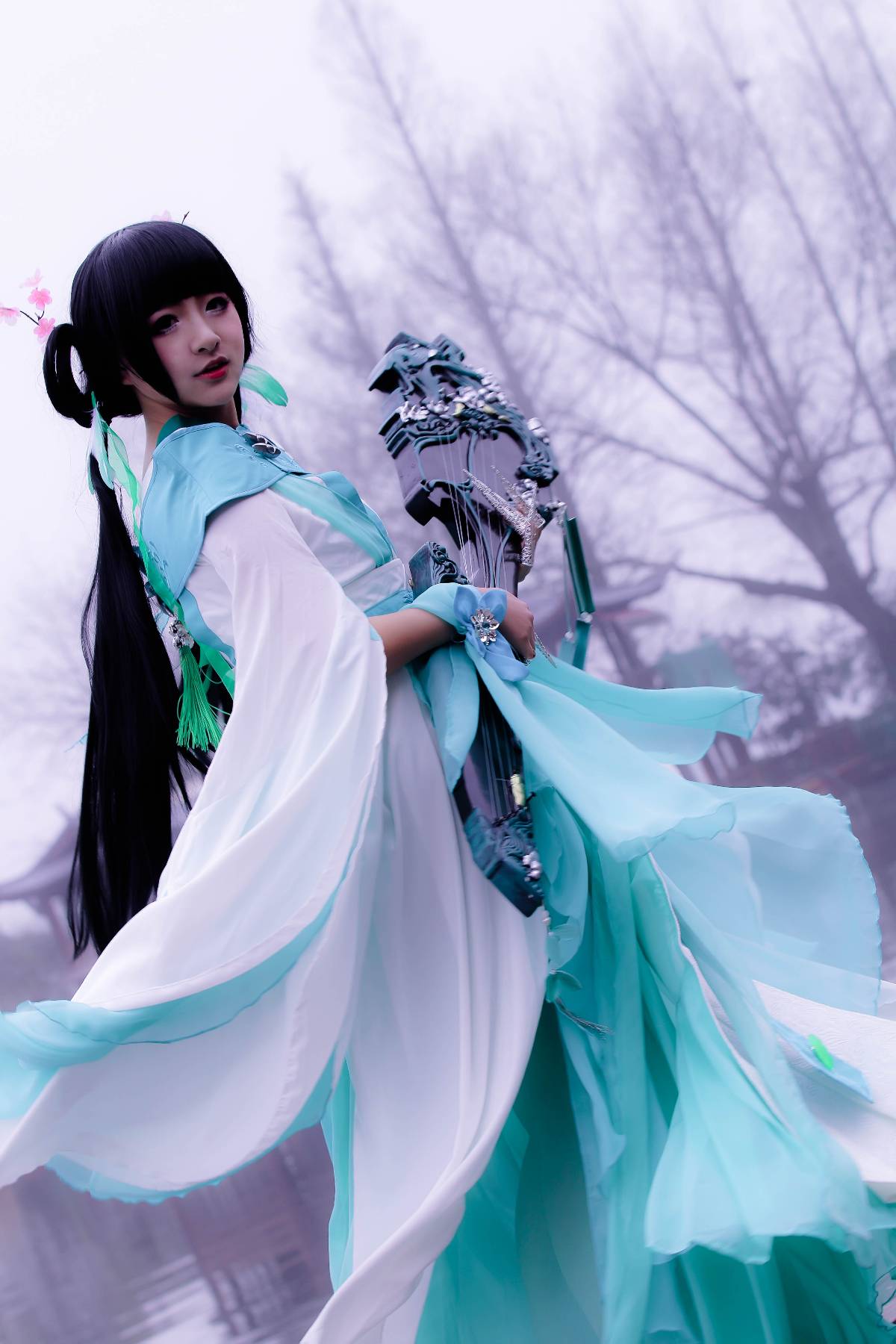 "Thanh kiếm Net 3" Changgemen Qinluo c o s p l a y