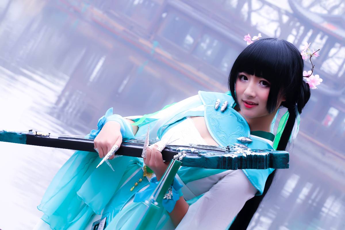 "Thanh kiếm Net 3" Changgemen Qinluo c o s p l a y