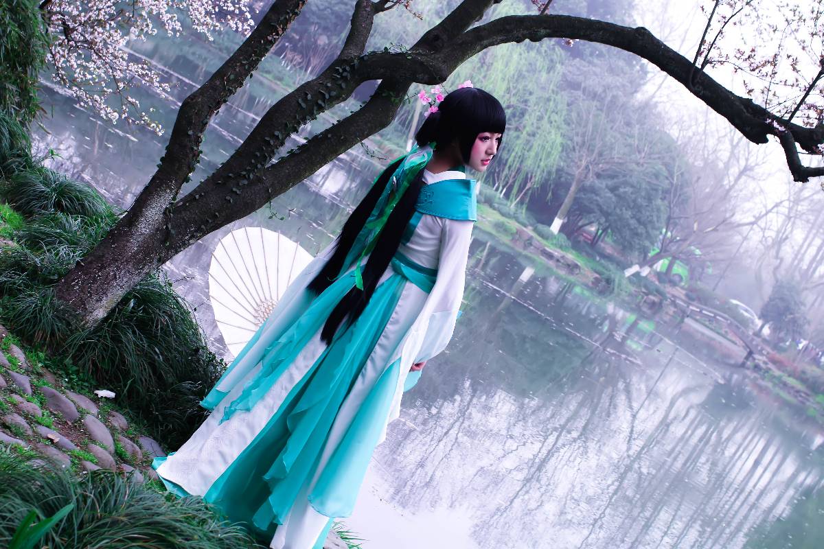 "Thanh kiếm Net 3" Changgemen Qinluo c o s p l a y