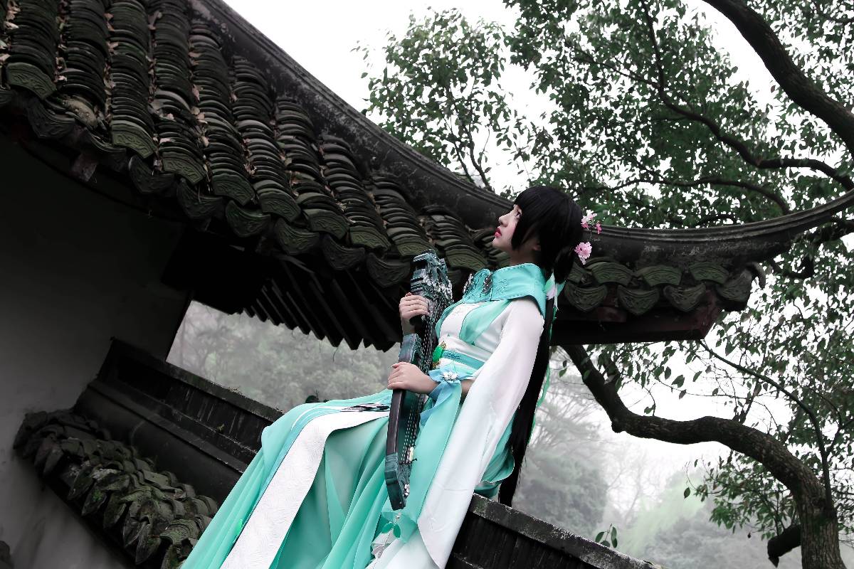 "Thanh kiếm Net 3" Changgemen Qinluo c o s p l a y